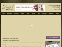 Tablet Screenshot of ezentials.ca